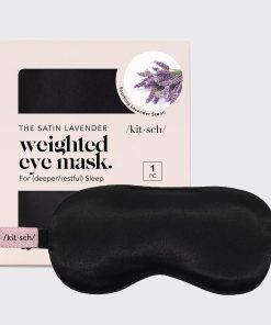 Lavender Scented Satin Weighted Eye Mask
