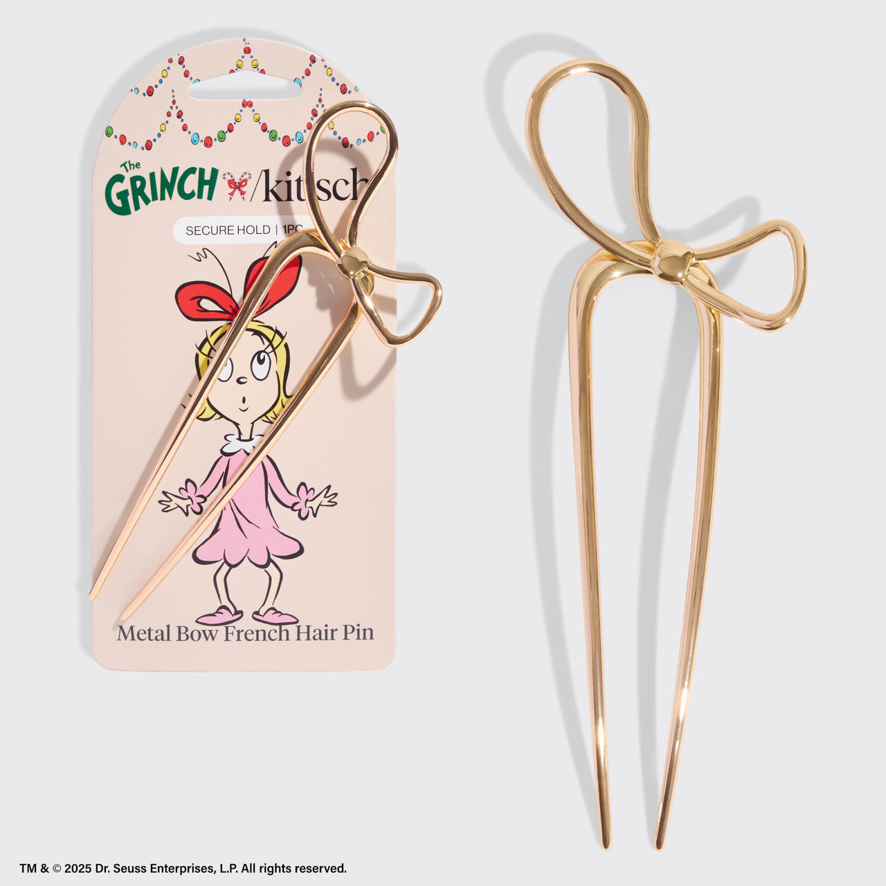 503264-TheGrinchxKitsch-MetalBowFrenchHairPin-Gold-hero-1280x1280px_02c6f444-632c-41b9-abc0-9ecf501cc9ea.jpg