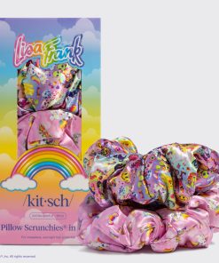 Lisa Frank x Kitsch Pillow Scrunchies? in Satin in The Fantastic World of Lisa Frank
