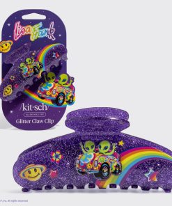 Lisa Frank x Kitsch Glitter Claw Clip in Zoomer? & Zorbit?