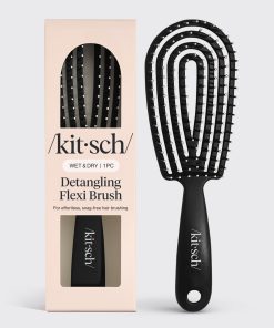 Black Detangling Flexi Brush