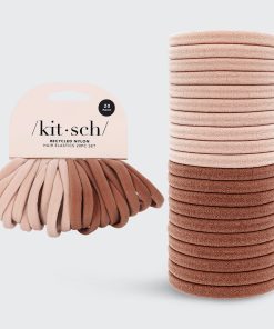 Blush Elastic Hair Ties 20pc Set