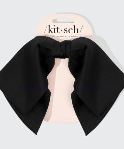 Black Bow Hair Clip