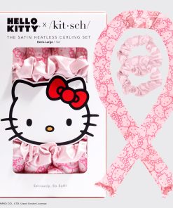 Kitsch x Hello Kitty XL Heatless Curling Set in Hello Kitty Faces
