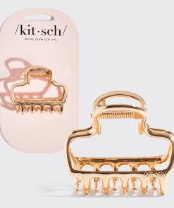 Gold Metal Cloud Claw Clip