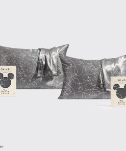Kitsch x Mickey and Minnie Pillowcase Bundle - Charcoal