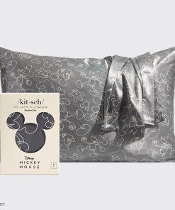 Kitsch x Mickey and Minnie Satin Pillowcase in Mickey Magic