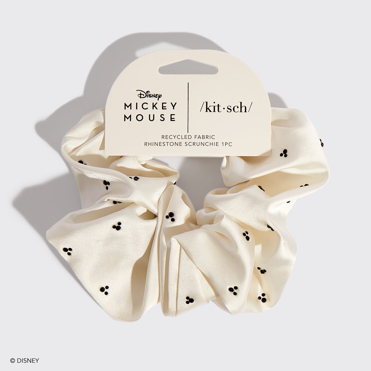66062-MickeyMinniexKitsch-RecycledFabricRhinestoneScrunchie-1pc-Cream-pkg-1280x1280px.jpg