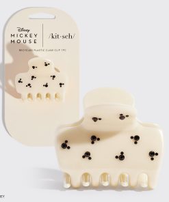 Kitsch x Mickey and Minnie Cloud Claw Clip in Cream Rhinestone