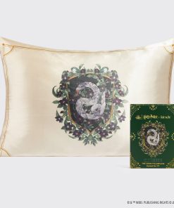 Kitsch x Harry Potter Satin Pillowcase in Slytherin