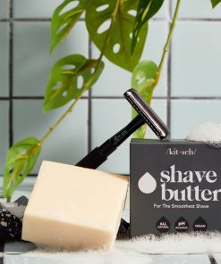 Safety Razor & Shave Butter Bundle - Black