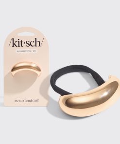 Gold Metal Cloud Cuff - Medium