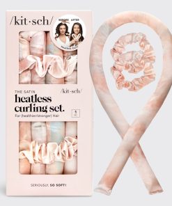 Sunset Tie Dye Satin Heatless Curling Set