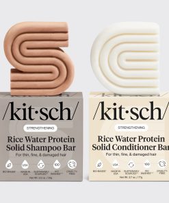 Rice Water Shampoo & Conditioner Bar Combo for Hair Growth