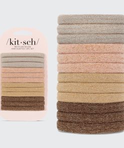 Neutral Glitter Elastics 12pc Set